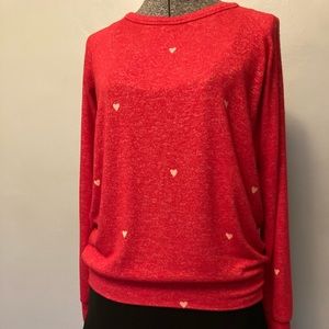 Buffalo Ladies Pink Star Print Sweater size XS